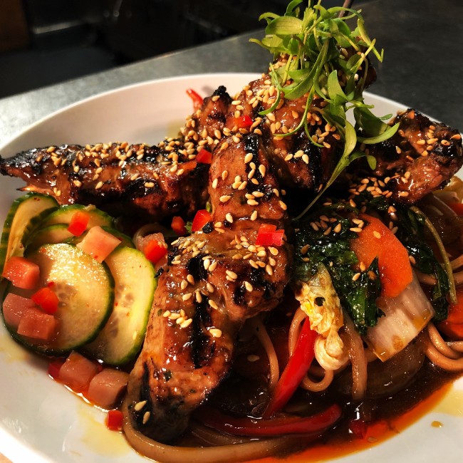 orange sesame pork tenderloin