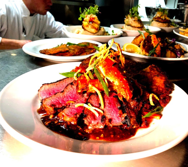 bison and king crab