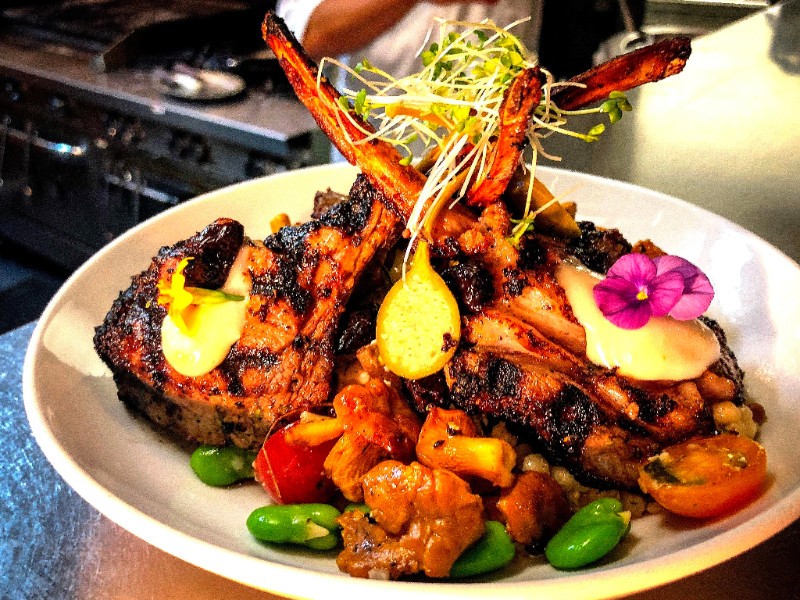 lamb chanterelles