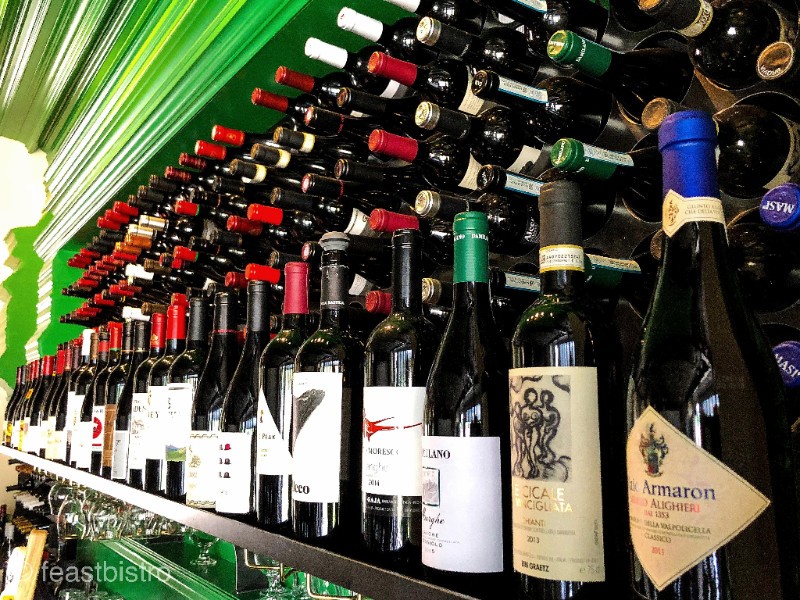 thanksgiving wine options at Feast Bistro in Bozeman, Montana