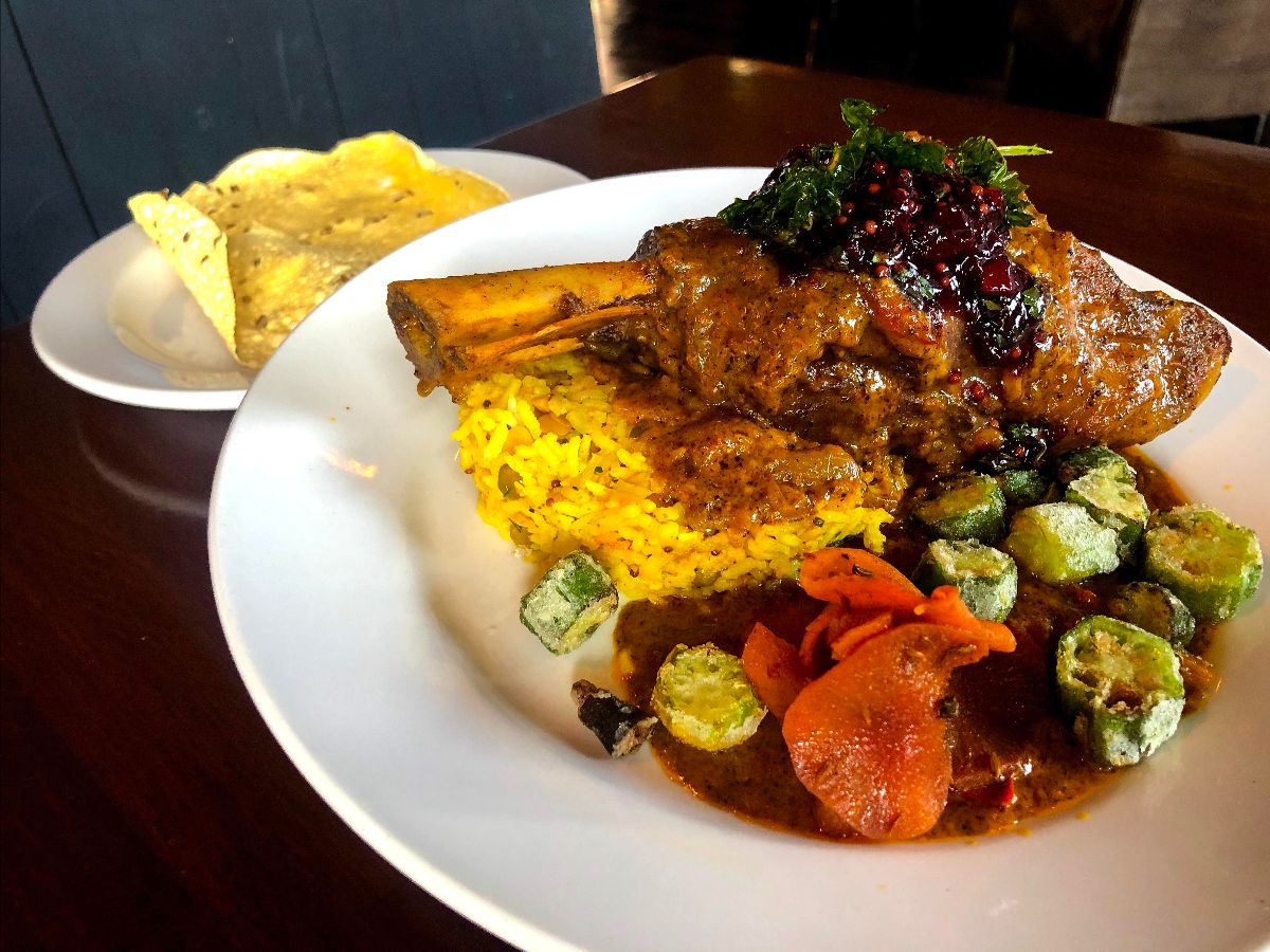curry rice and shank