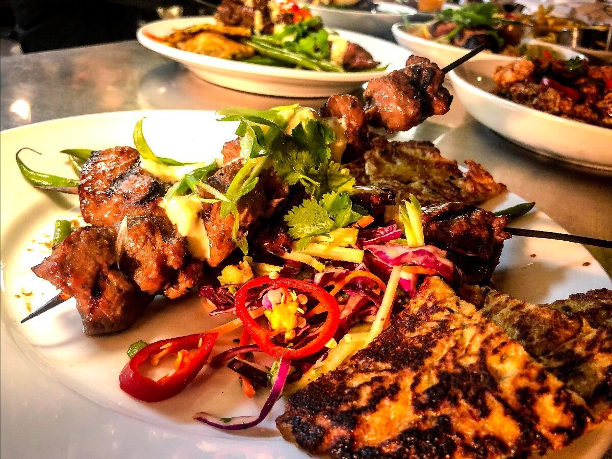 bison skewers