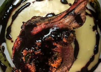 Feast Bistro Lamb chop and Chorizo