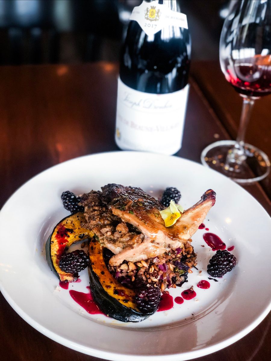 pheasant - pinot noir