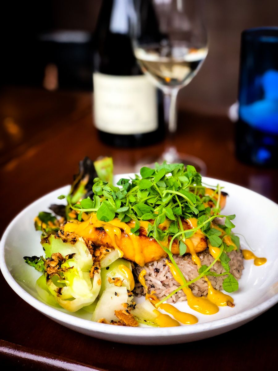 Sake and Soy Glazed Baja Grouper