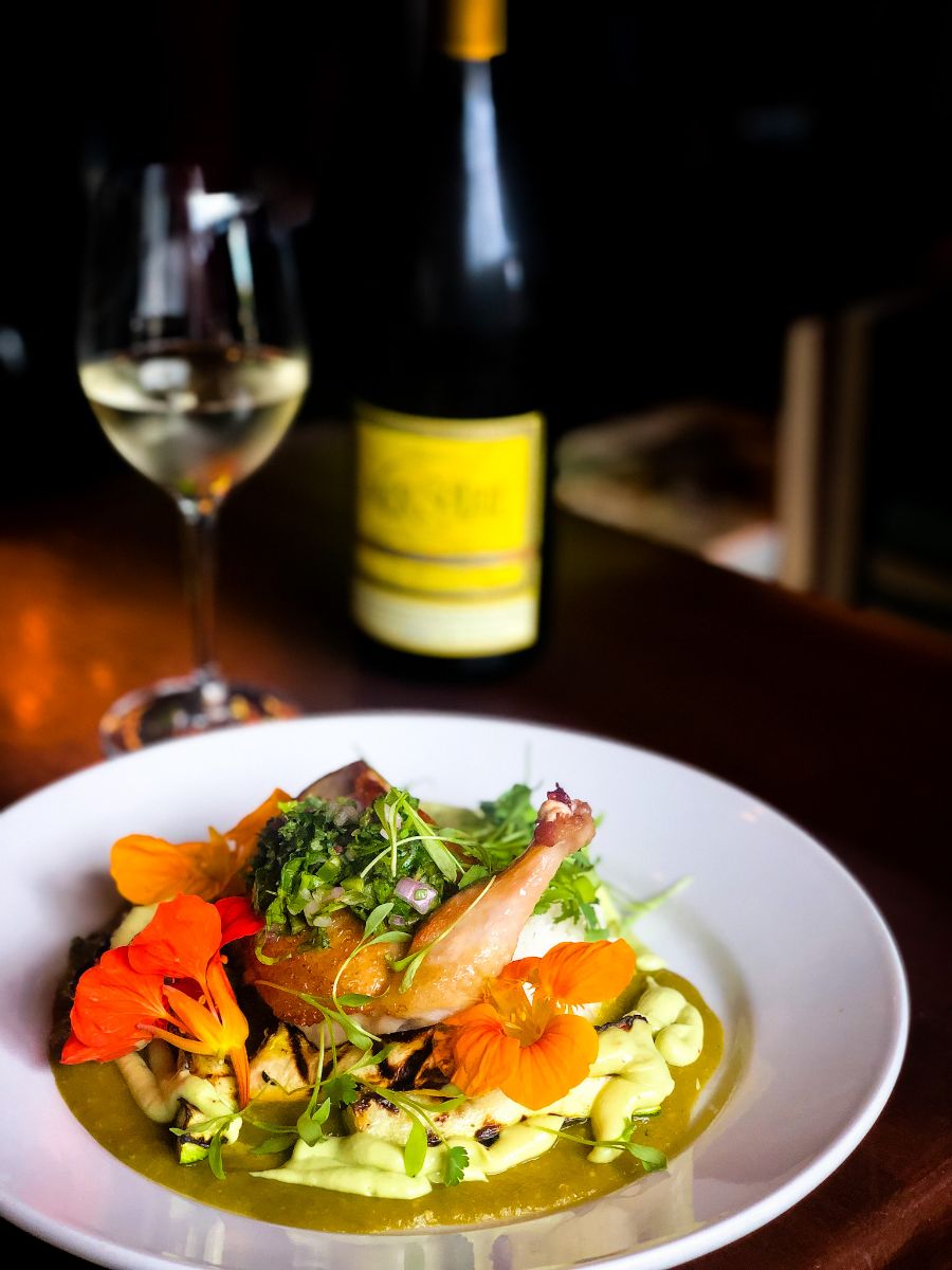 Feast Weekend Special – Mezcal Brined Pheasant, Tomatillo Salsa Feast Weekend Special - Mezcal Brined Pheasant, Tomatillo Salsa