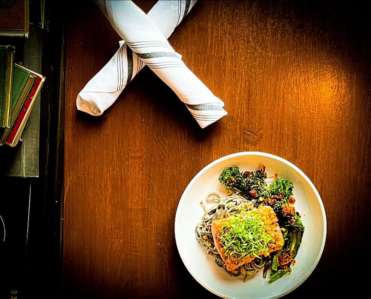 Salmon And Udon Noodles