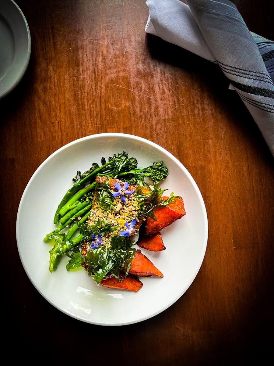 Citrus Prosecco Glazed Mahi
