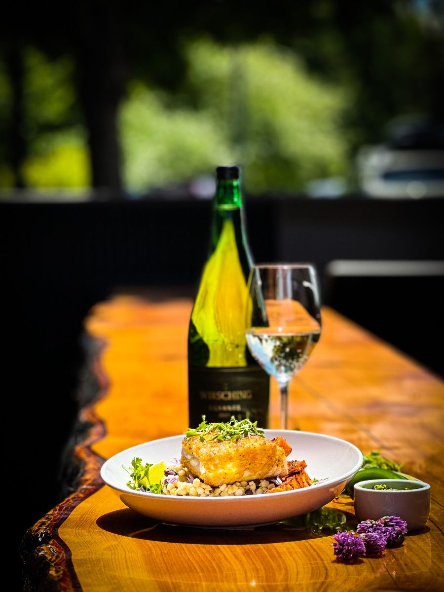 Plantain Crusted Halibut