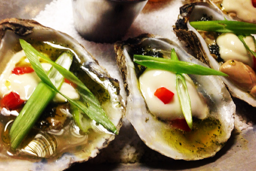 Feast-Bozeman-Our-Road-to-Serving-the-Best-Seafood-in-Bozeman Feast Raw Bar & Bistro oyster plate: best seafood in bozeman