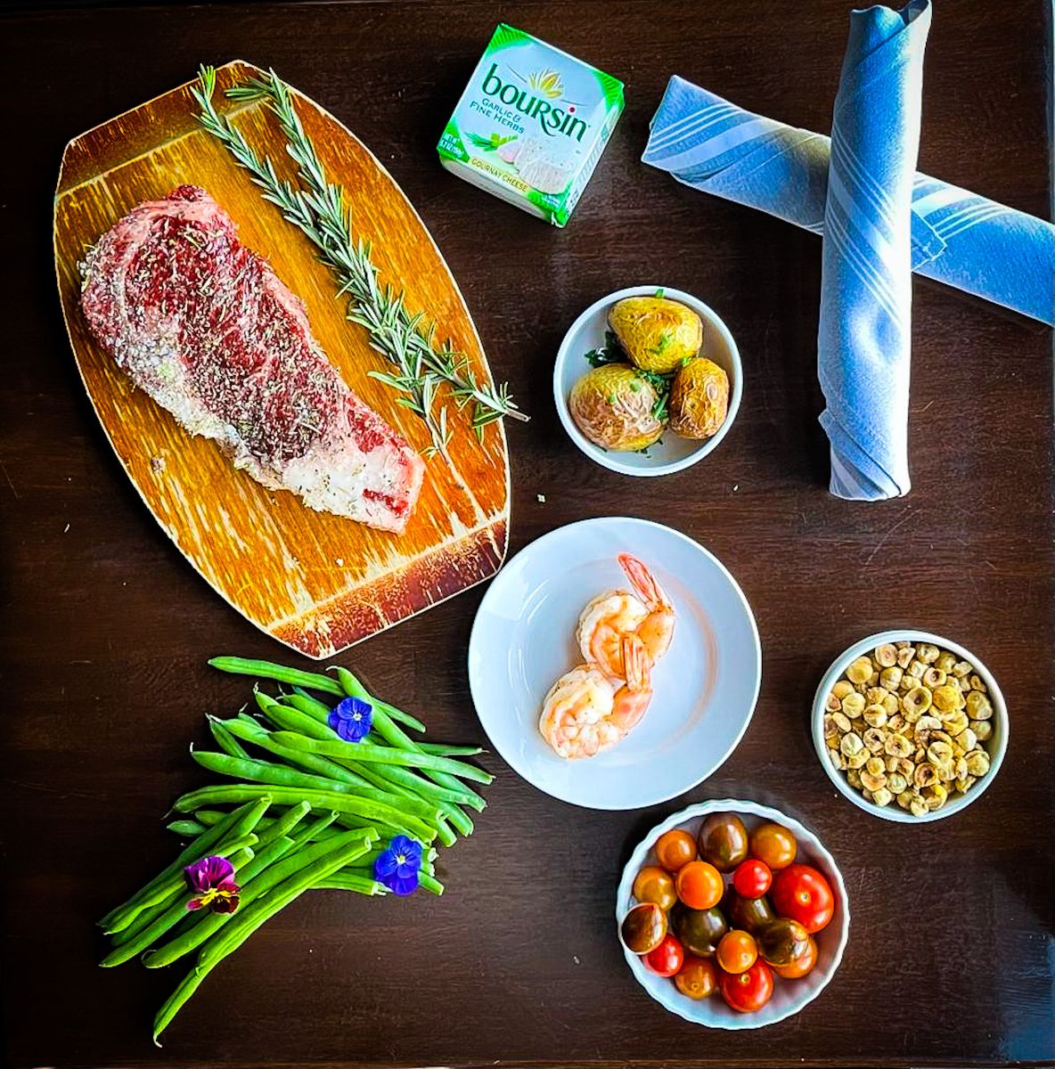 Montana Wagyu Ribeye, Boursin-Chive Potato