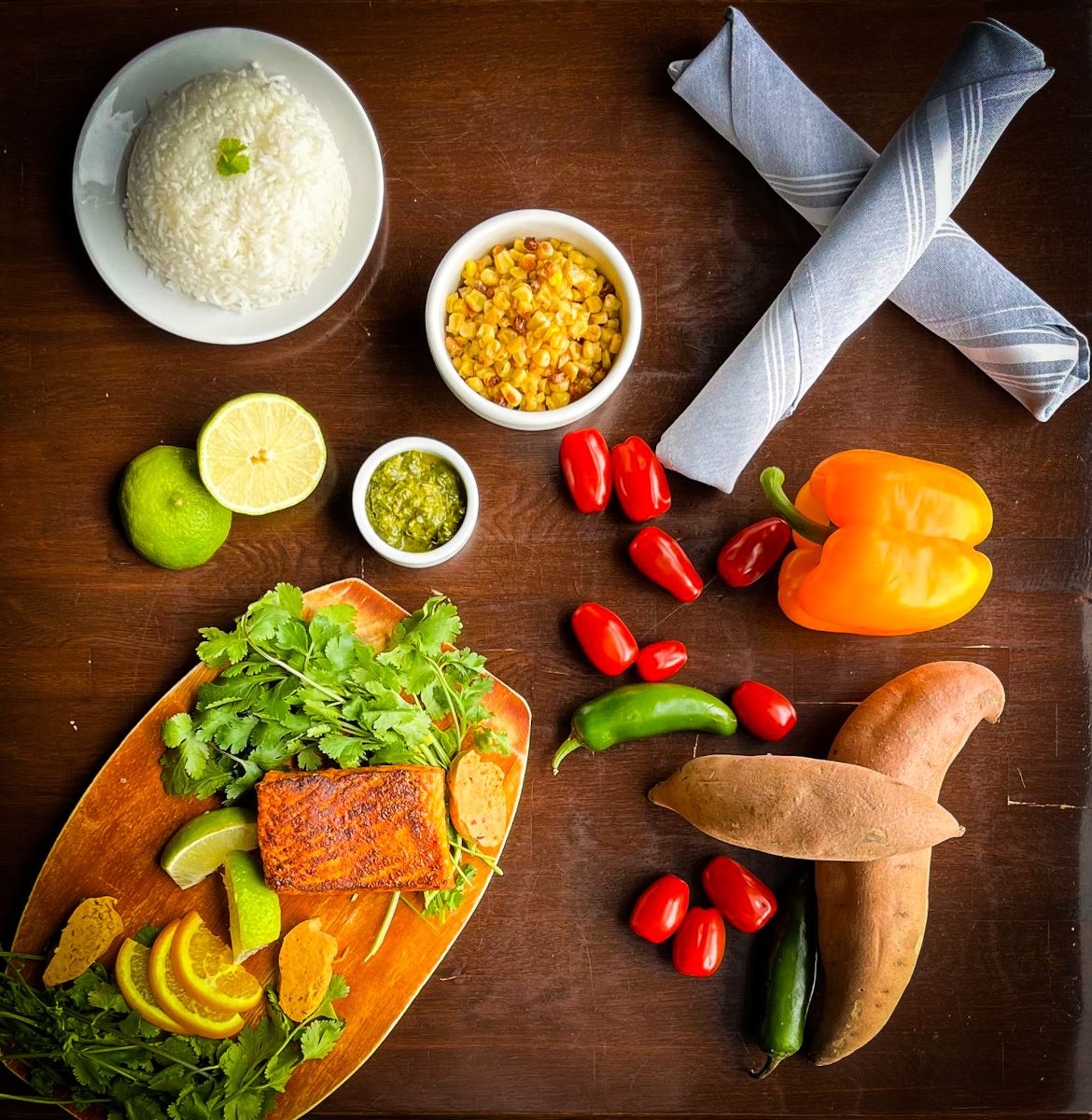 Blackened Ora King Salmon