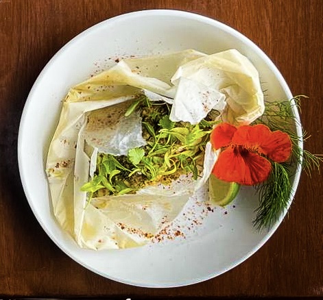 Barramundi En Papillote, Green Eyes Gruner