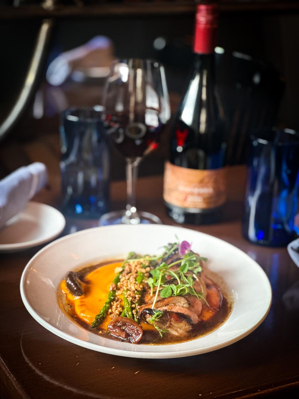 0f6bd8d3-3bd2-40da-1d05-0c6e75e2c7d0 Ginger Duck Breast - Maysara Pinot Noir