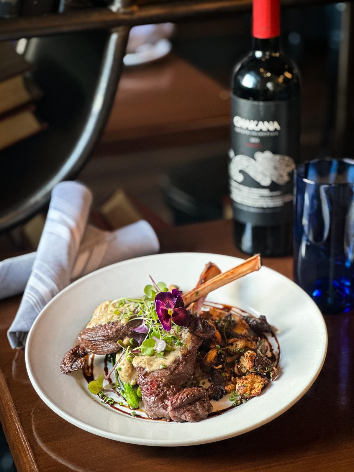 ec22fe3a-2bd7-99de-2d9a-ff704f776e97 Red Wine Salt Dusted Elk Chops - Chakana Malbec