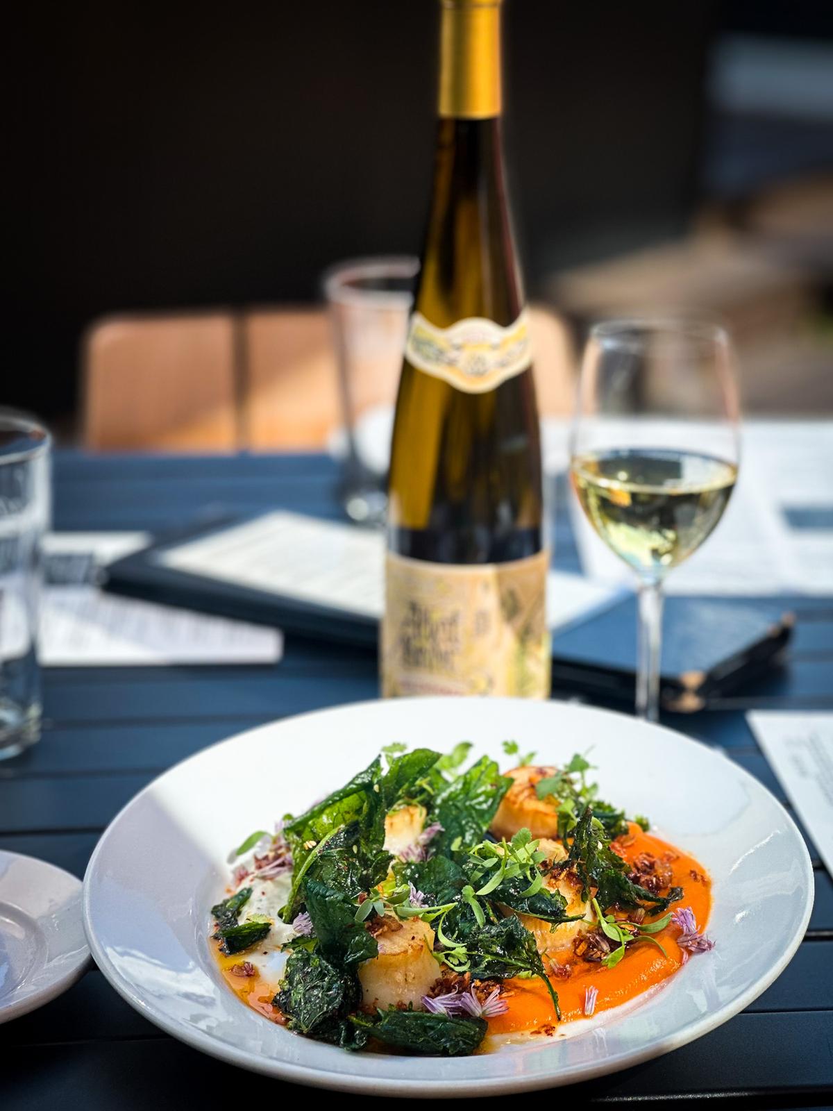 faec35e5-7208-bf60-7a2c-d2f1e1053539 Scallops and Sweet Potato - Edelzwicker Reserve