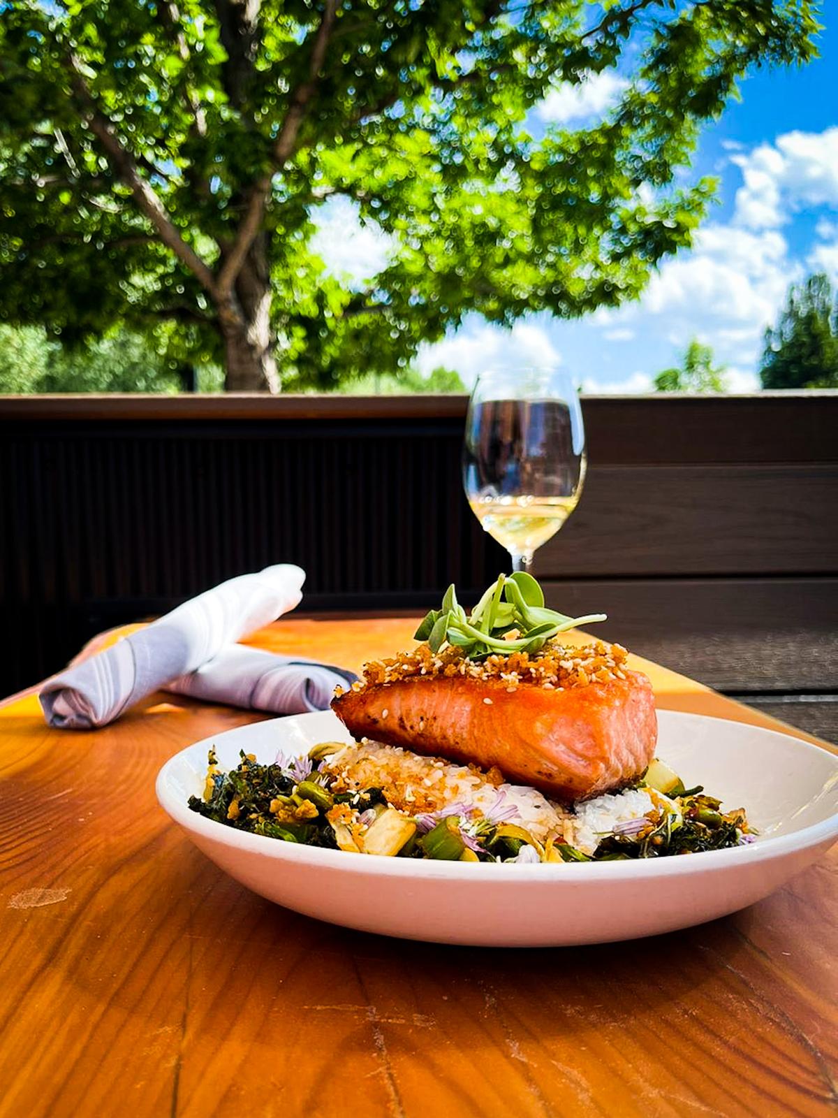 Miso Honey Salmon - Pluchot Gamay